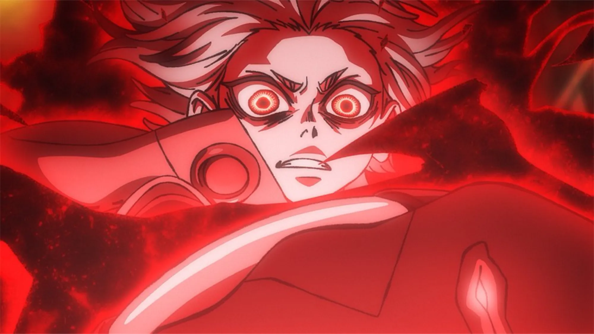 Rudo, in a highly emotional or intense state during episode 8, titled "Moving Forward"